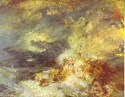 J.M.W. Turner Fire at Sea oil